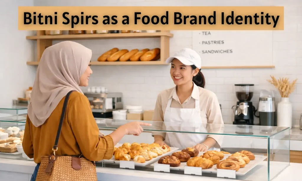 Modern food brand identity concept representing Bitni Spirs with stylish presentation and contemporary culinary elements