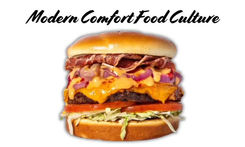 Modern comfort food featuring aesthetically presented dishes with fresh ingredients and a warm dining atmosphere
