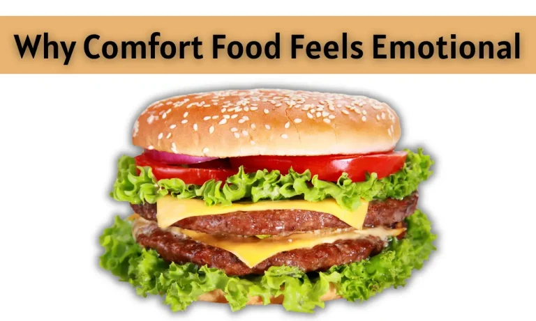 Person enjoying warm comfort food with a relaxed mood, showing emotional connection between food and feelings