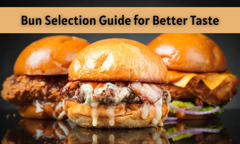 Different types of burger buns including brioche, sesame, and potato buns for better taste and texture