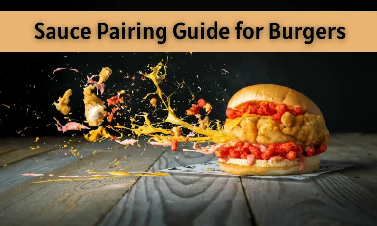 Different burger sauces including mayo, ketchup, mustard, and spicy sauces for perfect flavor pairing